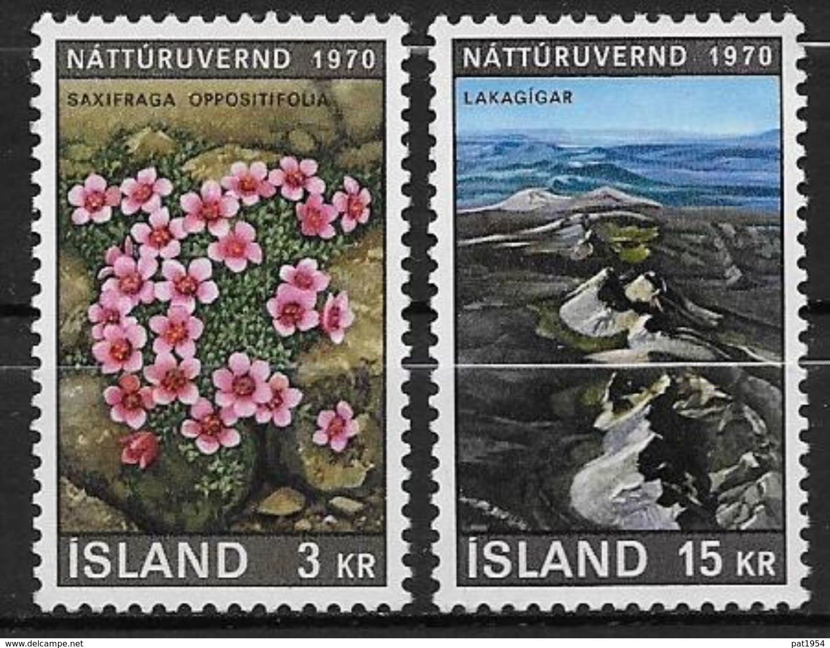 Islande 1970 N° 400/401  Neufs ** MNH Conservation De La Nature - Ungebraucht