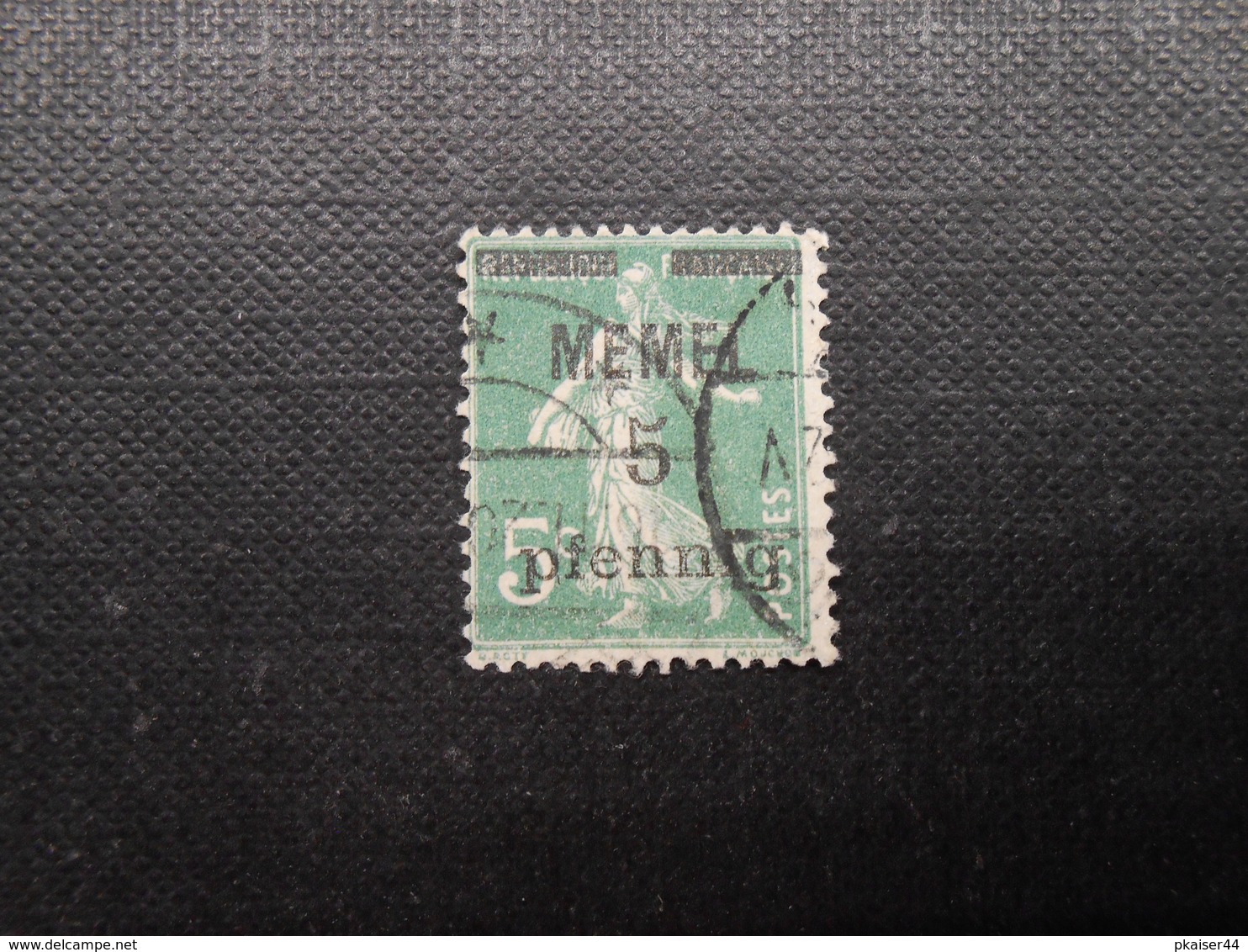 D.R. 18a - 5pf Auf C - Memelgebiet - 1920 - Mi 25,00 € - Memel (Klaïpeda) 1923