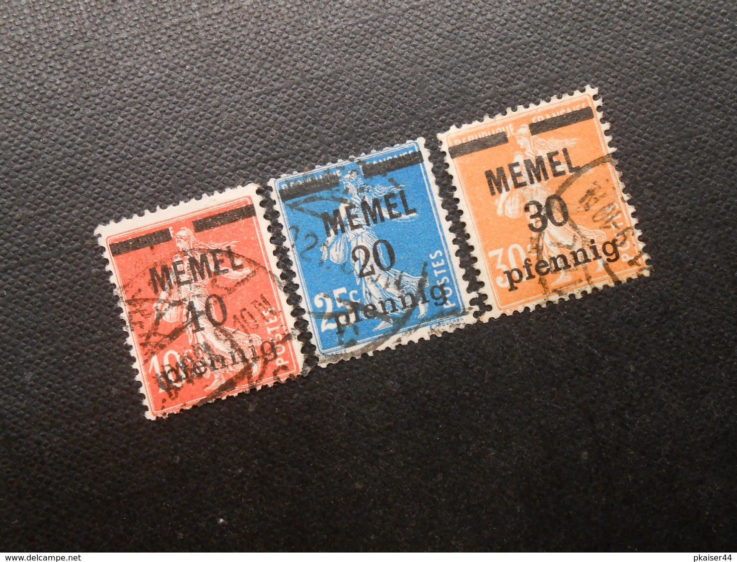 D.R. 19y/20b/21z - Memelgebiet - 1920 - Mi 26,50 € - Memel (Klaïpeda) 1923