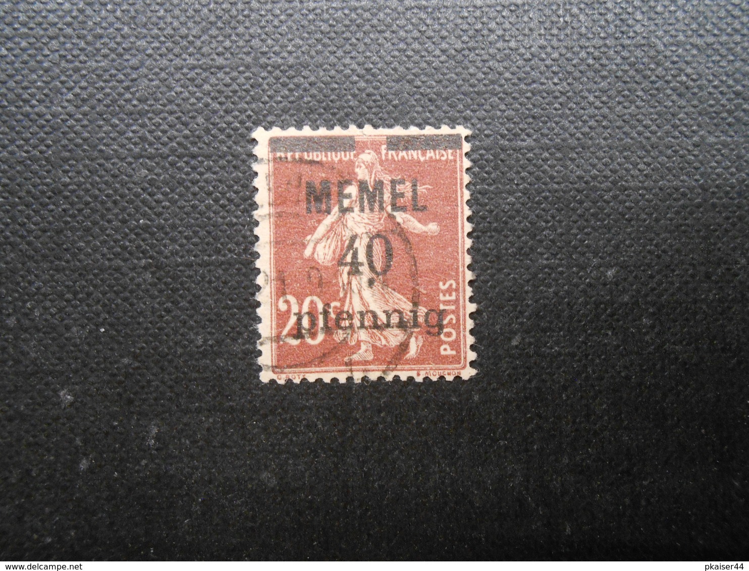 D.R. 22a - Memelgebiet - Rotbraun - 1920 - Mi 20,00 € - Memel (Klaïpeda) 1923