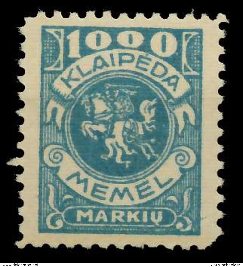 MEMEL 1923 Nr 150 Postfrisch X8862CA - Memelgebiet 1923