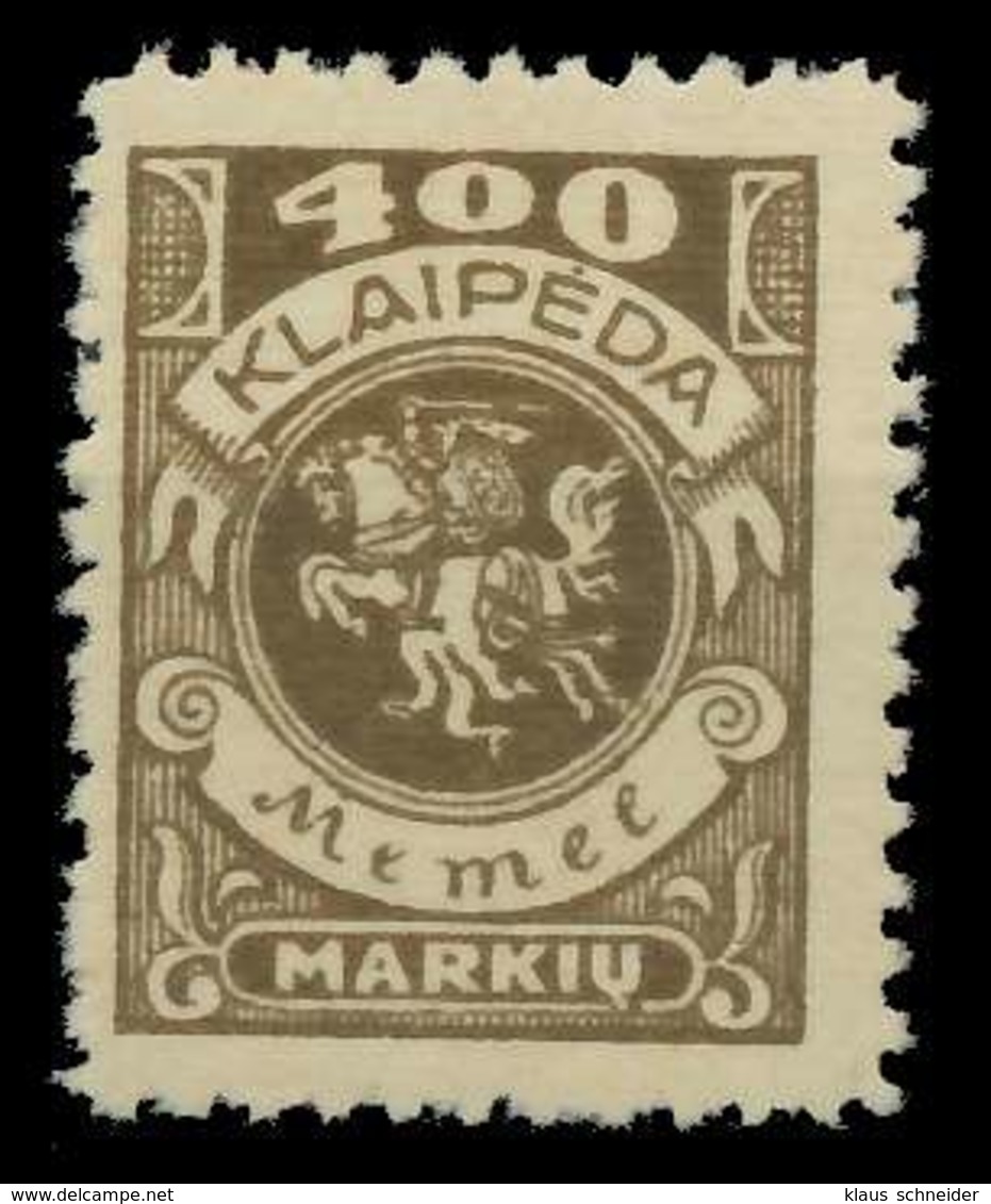 MEMEL 1923 Nr 148 Ungebraucht X8862D2 - Memel (Klaïpeda) 1923