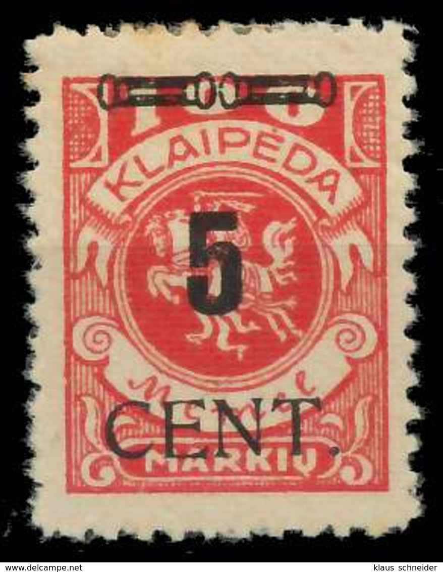 MEMEL 1923 Nr 188 Ungebraucht X89C85A - Memel (Klaïpeda) 1923