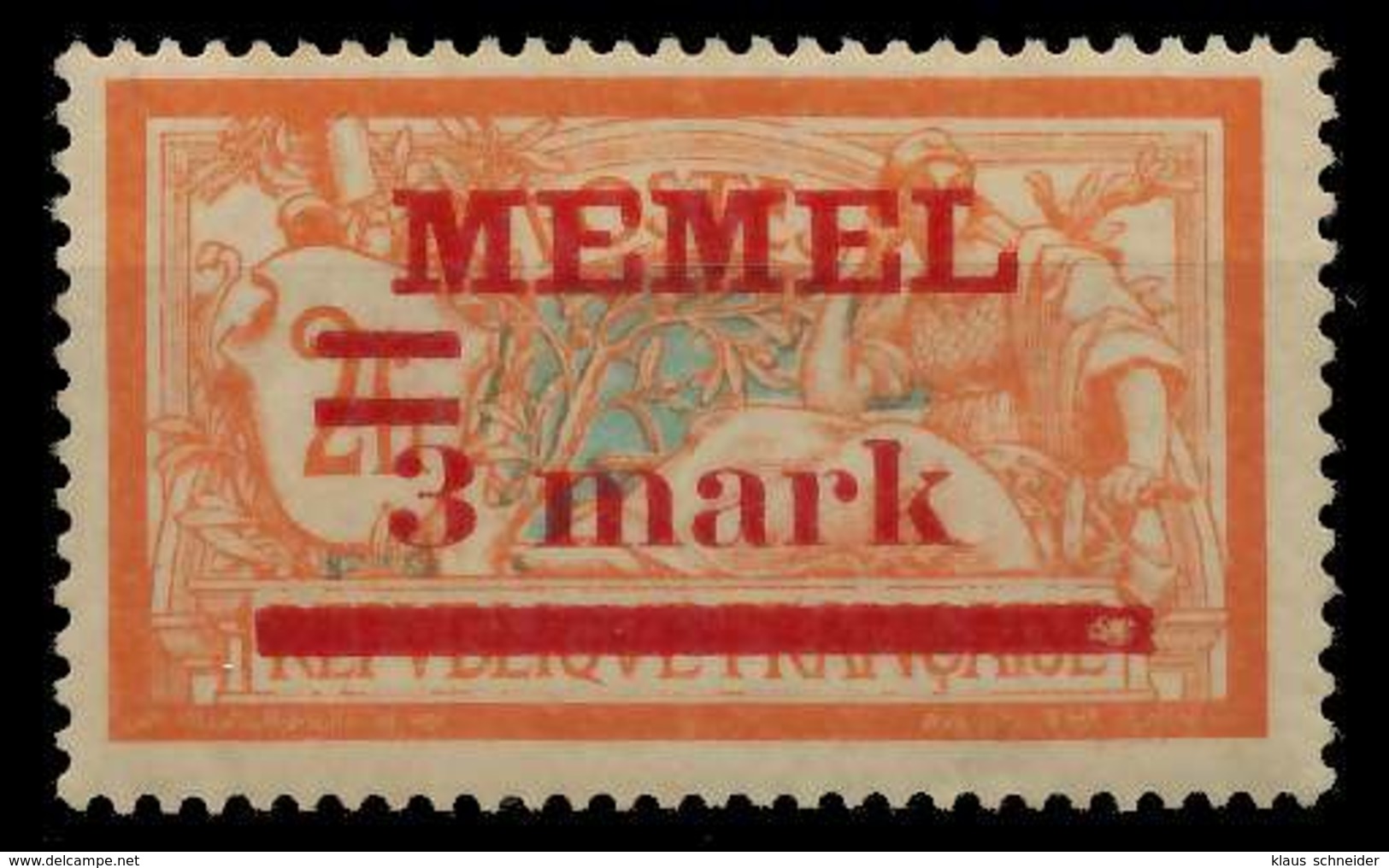 MEMEL 1920 Nr 29y Ungebraucht X89C882 - Klaipeda 1923