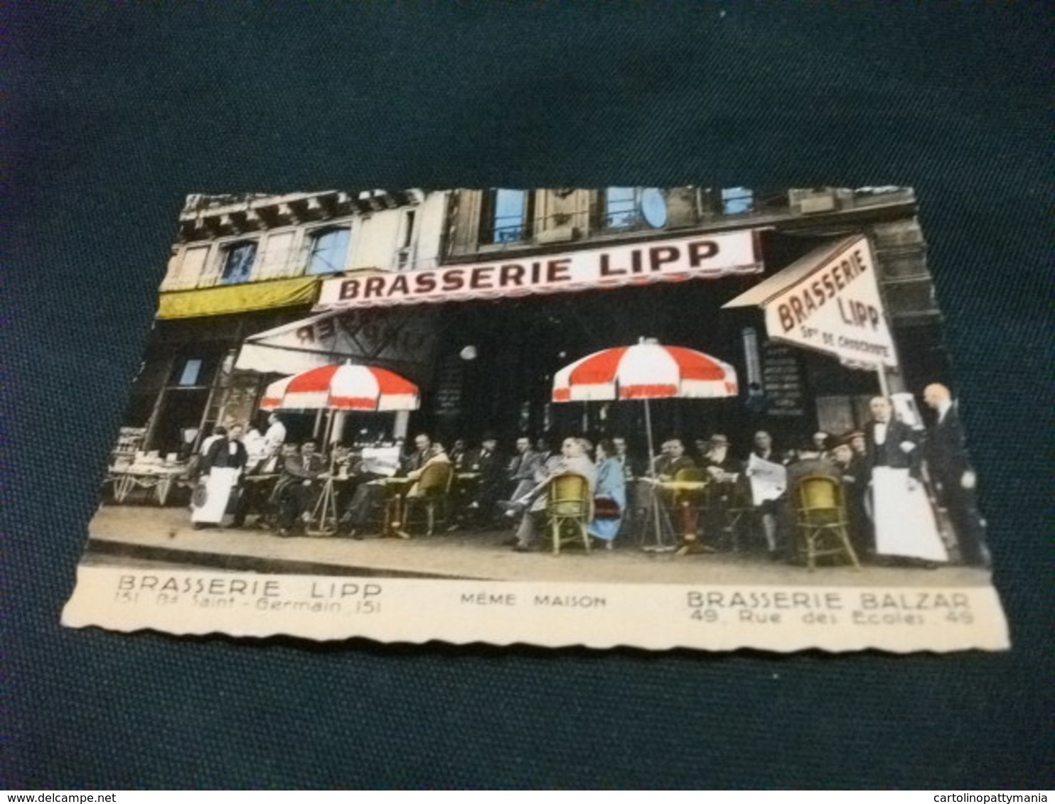 PICCOLO FORMATO BRASSERIE LIPP BRASSERIE BALZAR MEME MAISON PARIS  PIEGA - Ristoranti