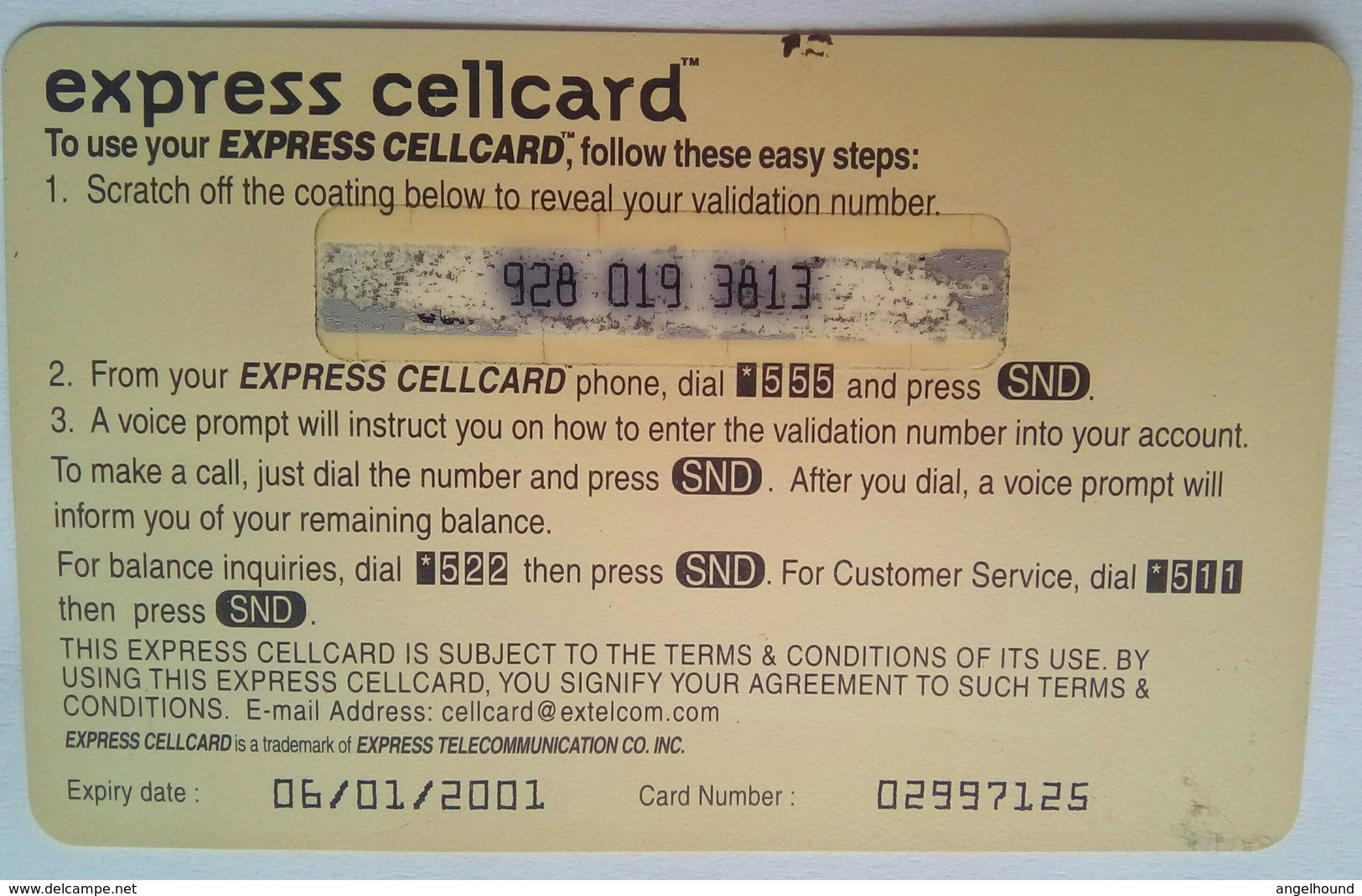 Philippines Express Telecom 250 Pesos - Philippinen