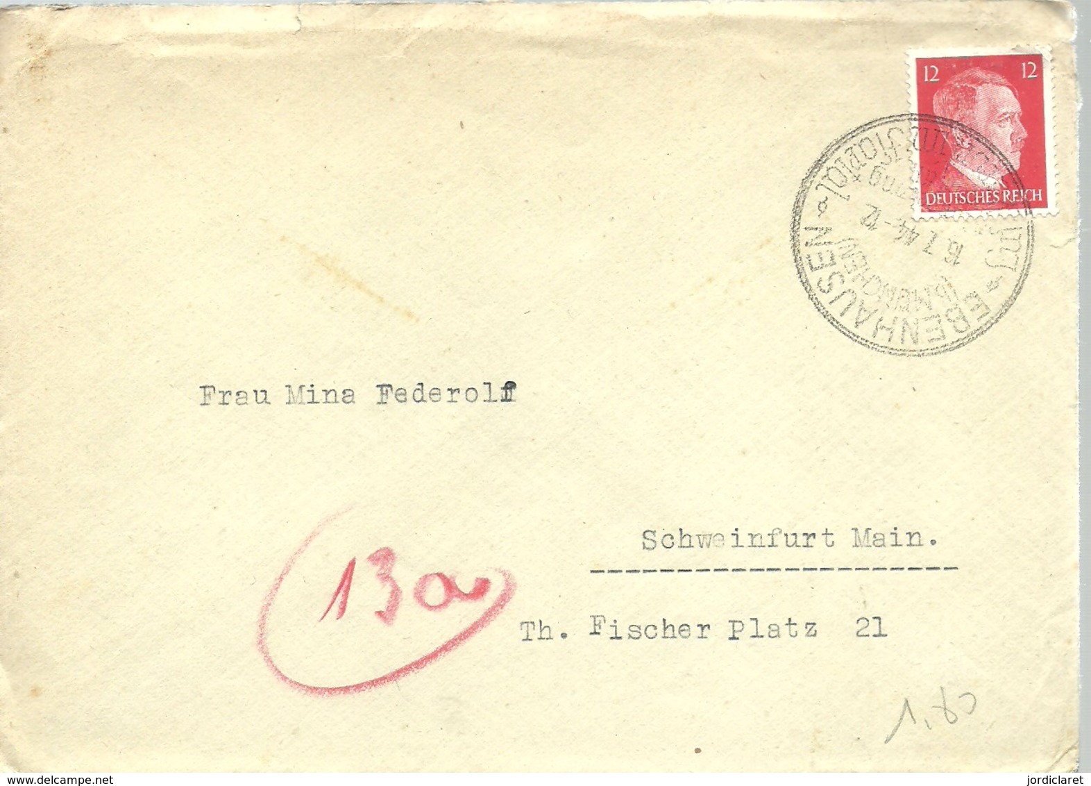 LETTER 1944  EBENHAUSEN - Cartas & Documentos