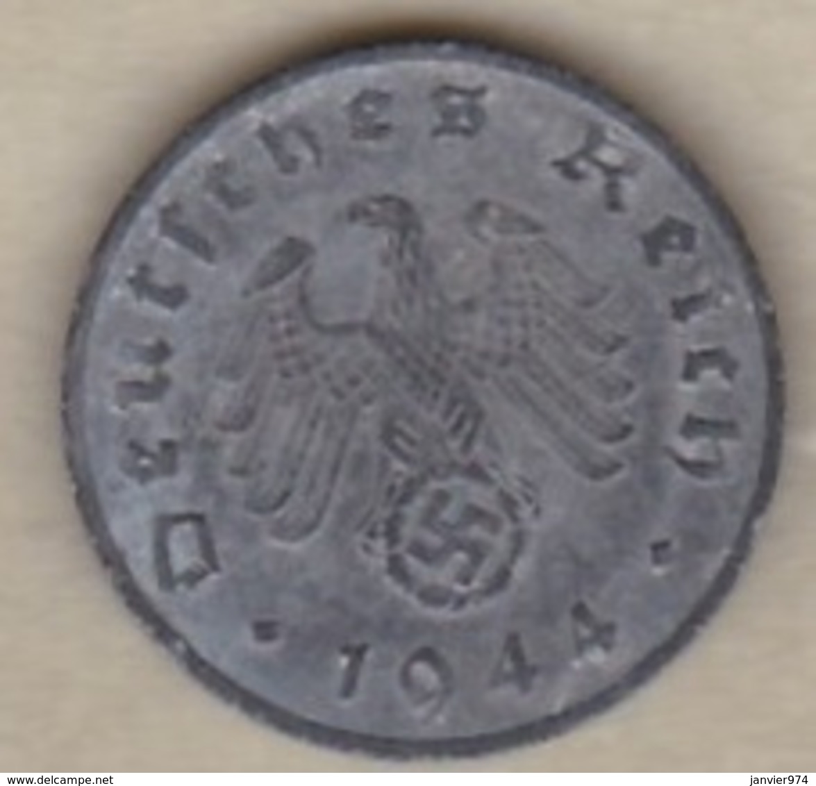 1 Reichspfennig 1944 A (BERLIN) En Zinc - 1 Reichspfennig