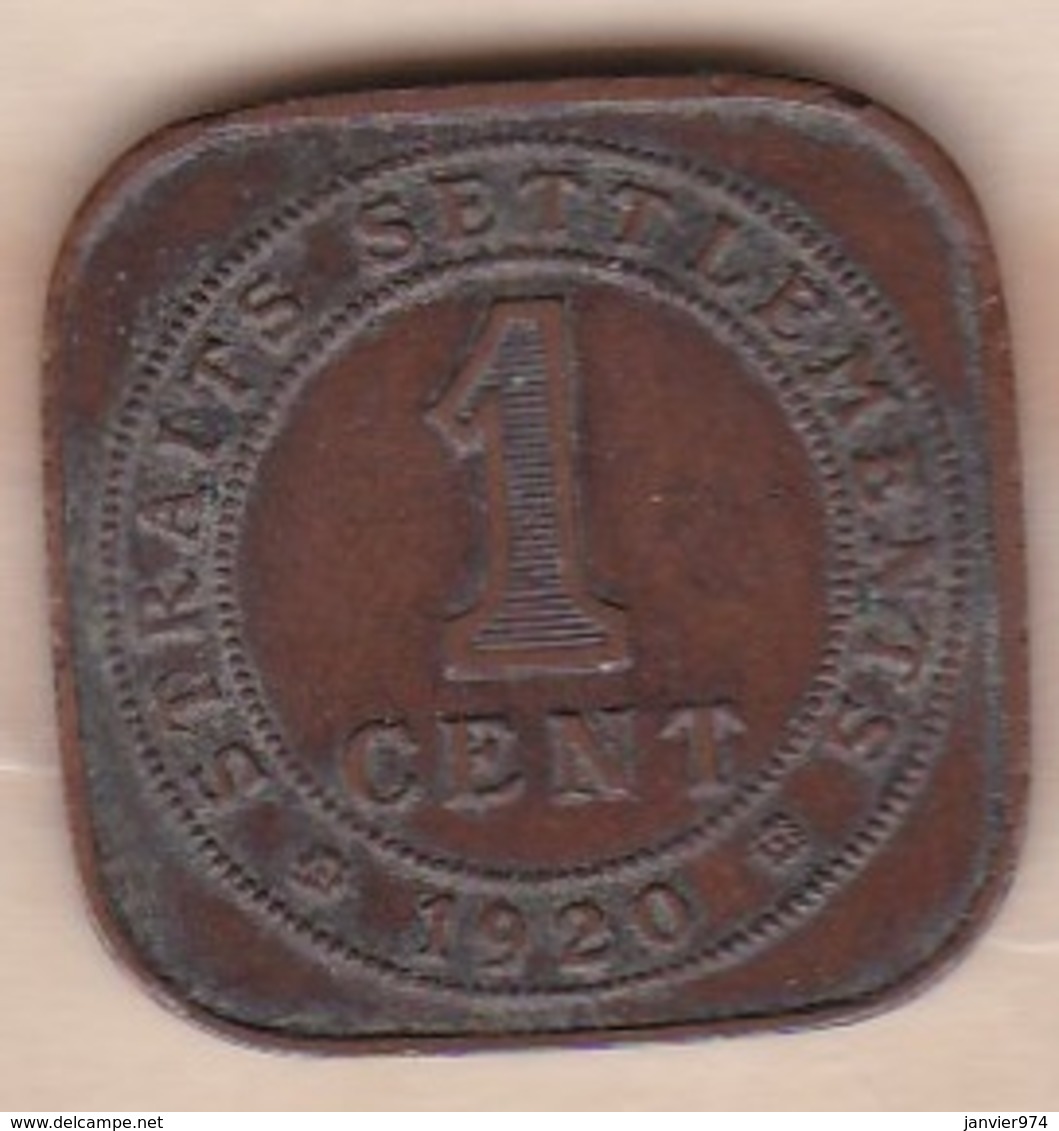 STRAITS SETTLEMENTS .1 CENT 1920 .GEORGE V - Malaysie