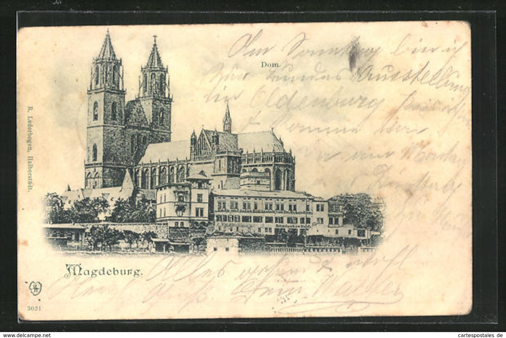 AK Magdeburg, Ansicht Vom Dom, Ganzsache PP19 F70 /02 - Sonstige & Ohne Zuordnung