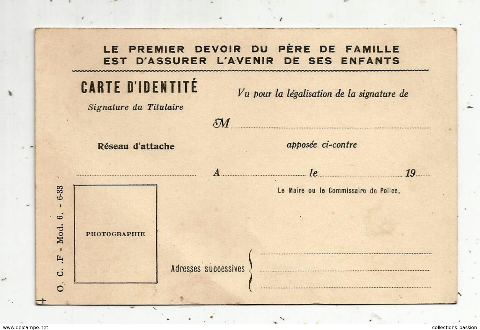 Carte De Membre Actif ORPHELINAT DES CHEMINS DE FER FRANÇAIS , 1938 , 2 Scans - Non Classés