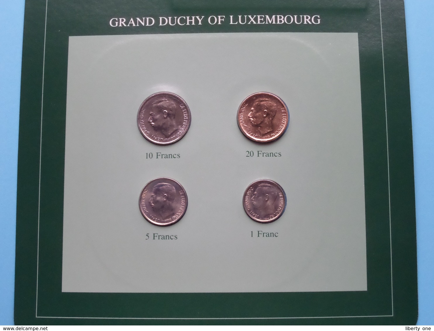 GRAND DUCHY OF LUXEMBOURG ( From The Serie Coin Sets Of All Nations ) Card 20,5 X 29,5 Cm. ) + Stamp '83 ! - Luxembourg
