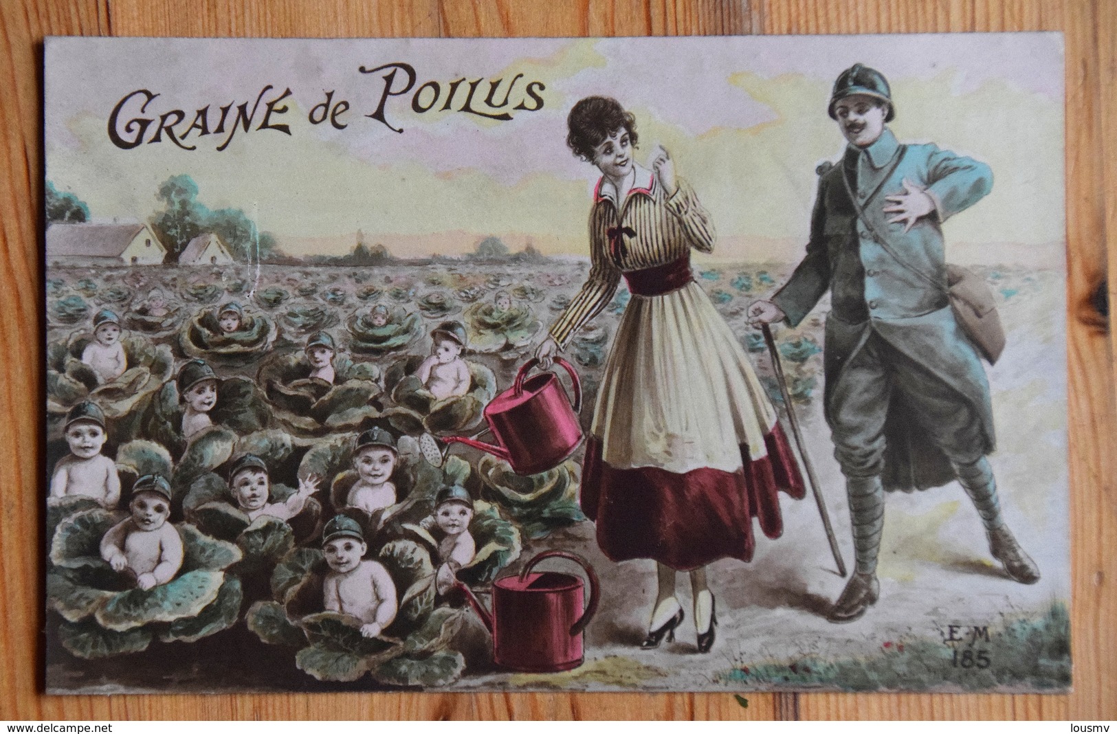 Graine De Poilu - Bébés Soldats Naissant Dans Des Choux - Humour - Militaria / Guerre 1914-1918 - (n°14731) - Humoristiques