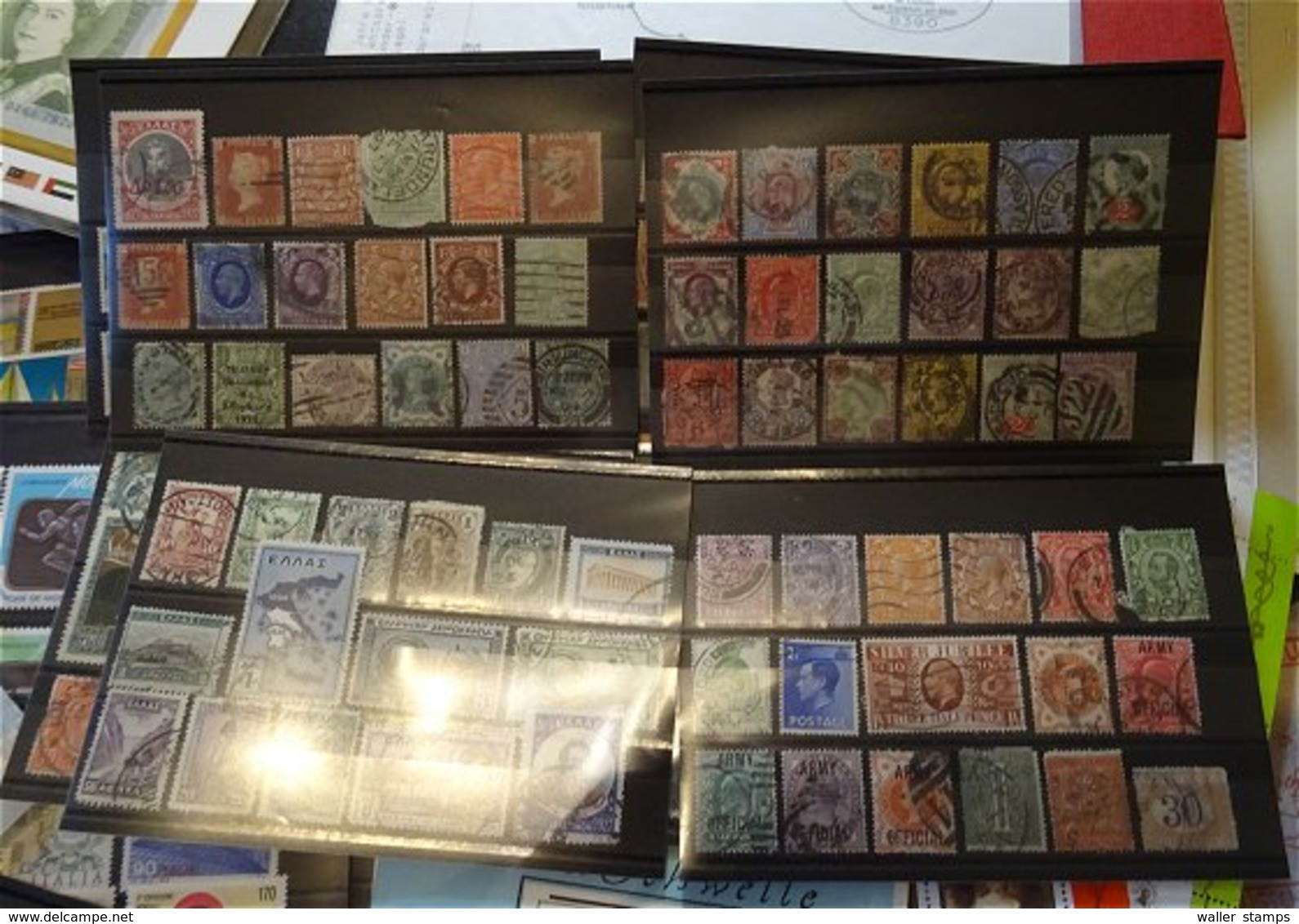 Lot With World Stamps - Vrac (min 1000 Timbres)