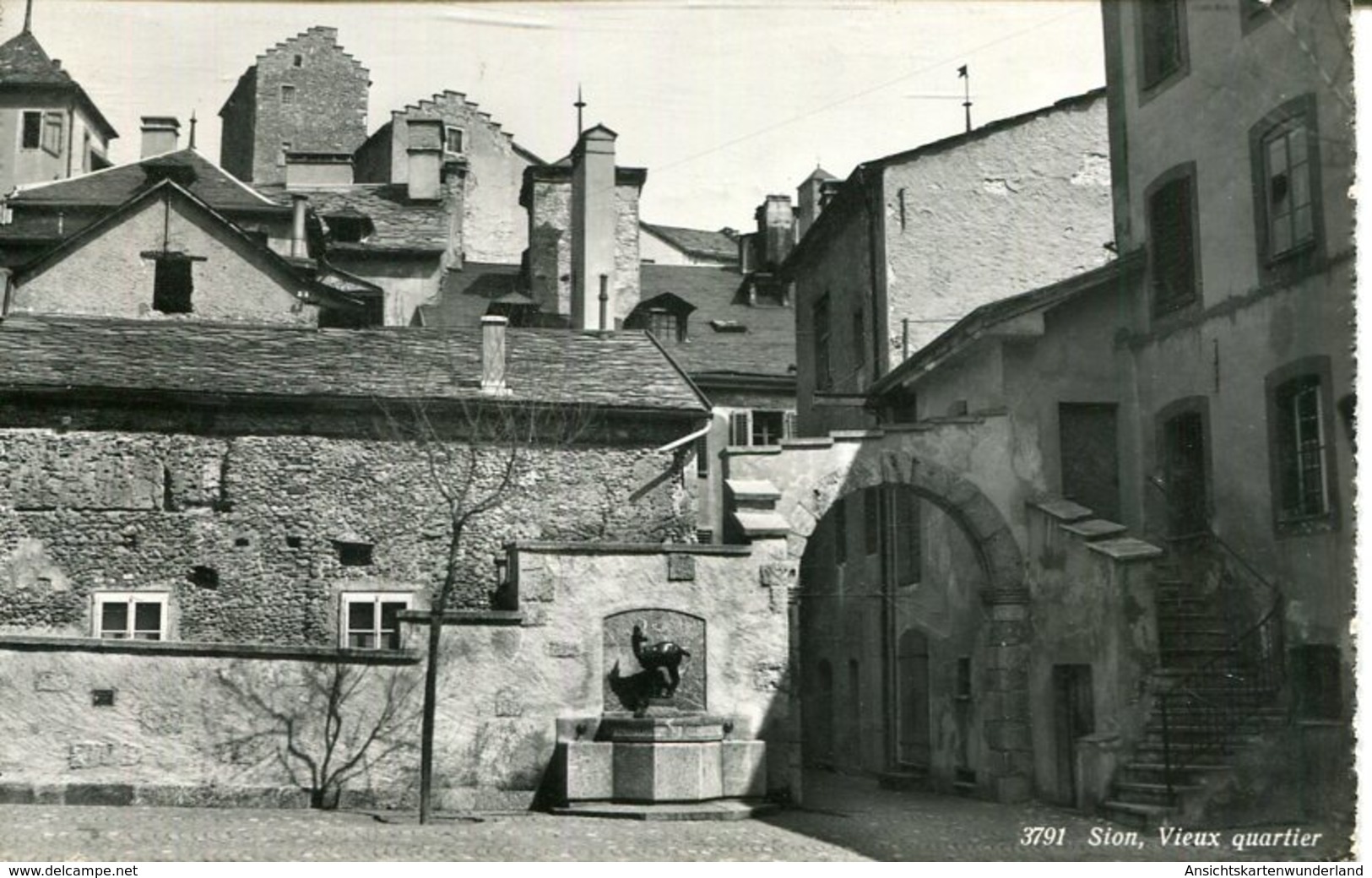 007234  Sion - Vieux Quartier  1959 - Sion