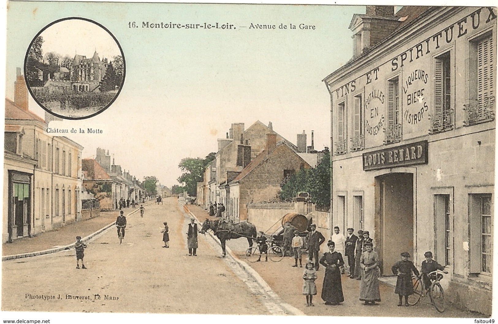 MONTOIRE SUR LE LOIR - L'avenue De La Gare   22 - Montoire-sur-le-Loir