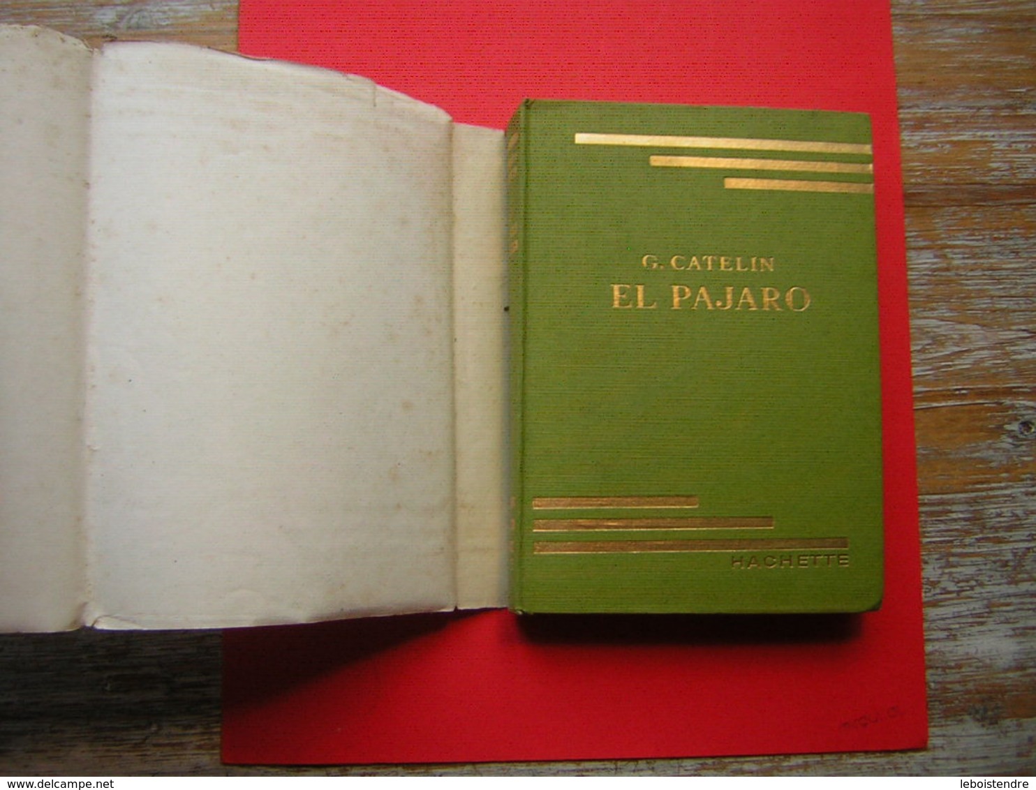 BIBLIOTHEQUE VERTE HACHETTE 1953  G CATELIN  EL PAJARO CHEVAL SAUVAGE AVEC JAQUETTE - Bibliothèque Verte