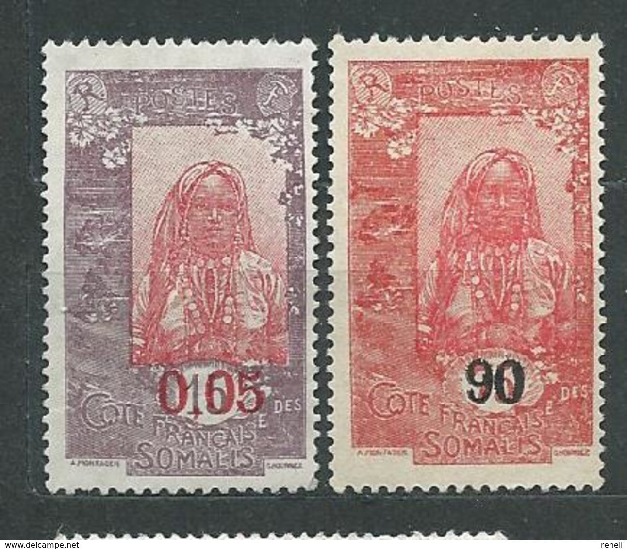 COTE FRANCAISE DES SOMALIS  LOT N° 111+114  NSG TB  3 - Neufs