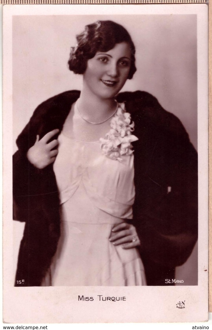 TURQUIE MISS TURQUIE 1930 - Femmes Célèbres