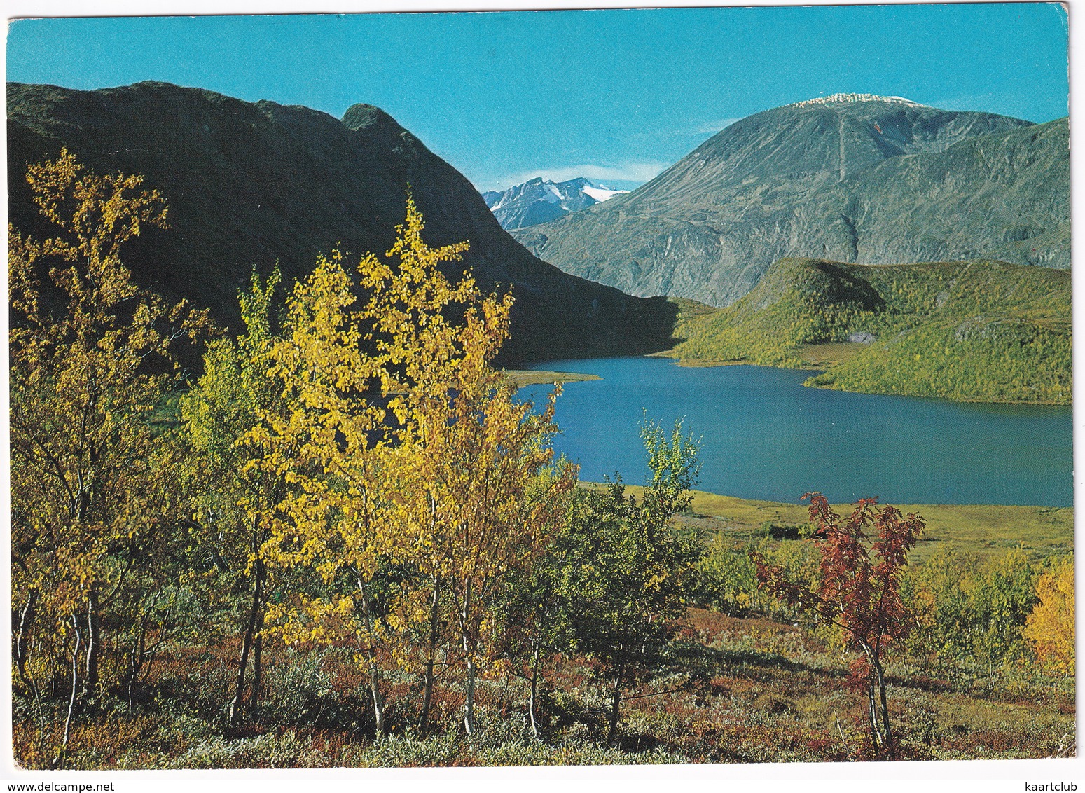 View From The Road Across Valdresflya Mountain Plateau, Towards The Mountains Besseggen And Bessho - (Norge/Norway) - Noorwegen