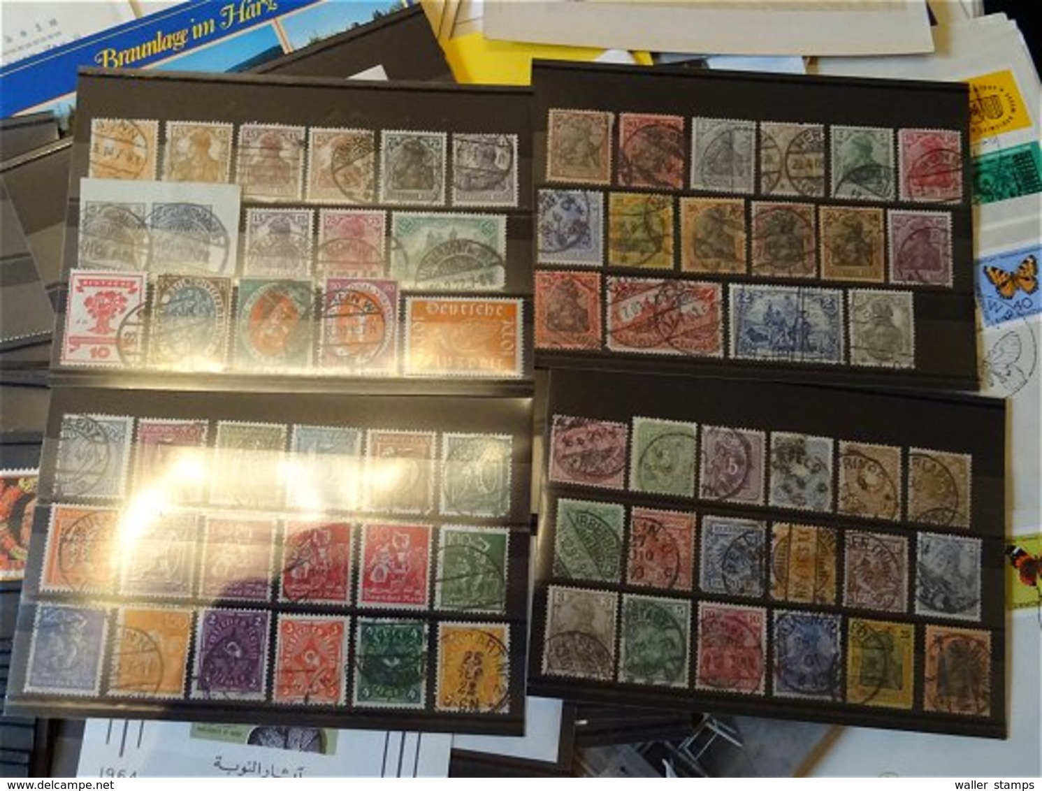 Lot With World Stamps - Vrac (min 1000 Timbres)