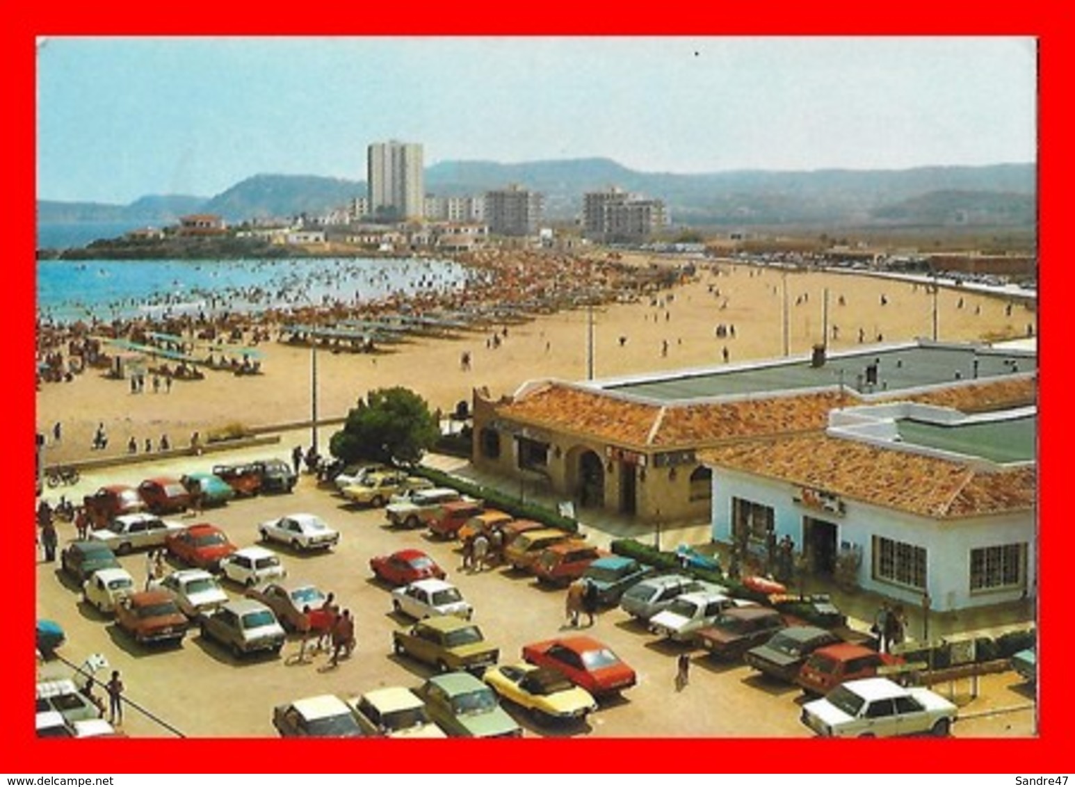 CPSM/gf  JAVEA (Espagne)  Playa Del Arenal, Animé, Restaurant Fontana ...I0814 - Alicante