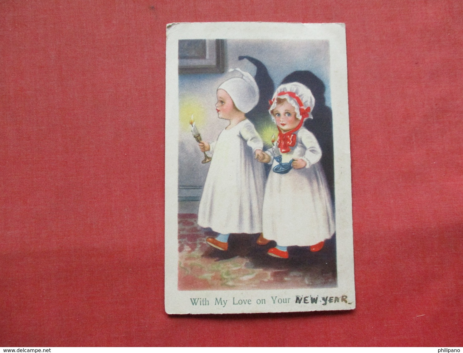 Children With Candles UK Stamp & Cancel    Ref 3221 - Autres & Non Classés