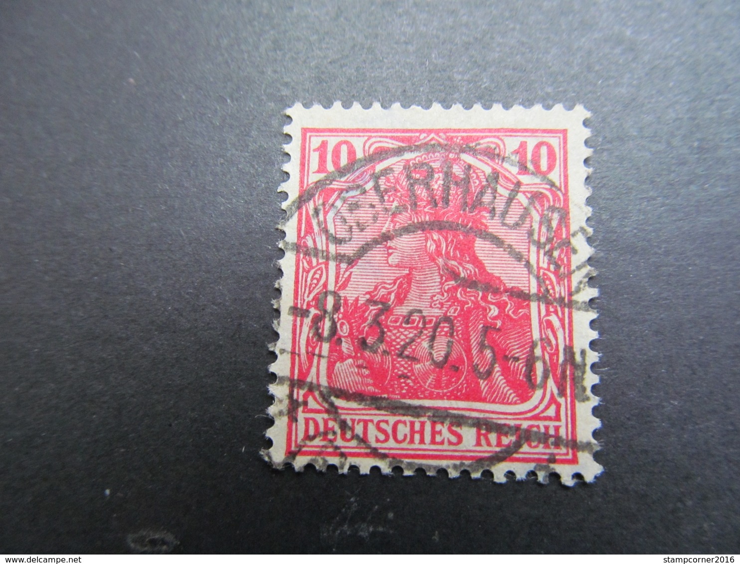 DR Nr.  86IIc, 1915, Germania, Gestempelt, BPP Geprüft, BS - Gebraucht