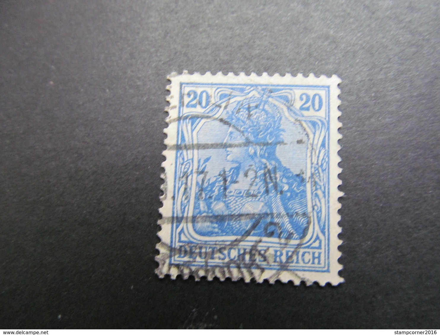 DR Nr.  87IIc, 1915, Germania, Gestempelt, BPP Geprüft, BS - Used Stamps