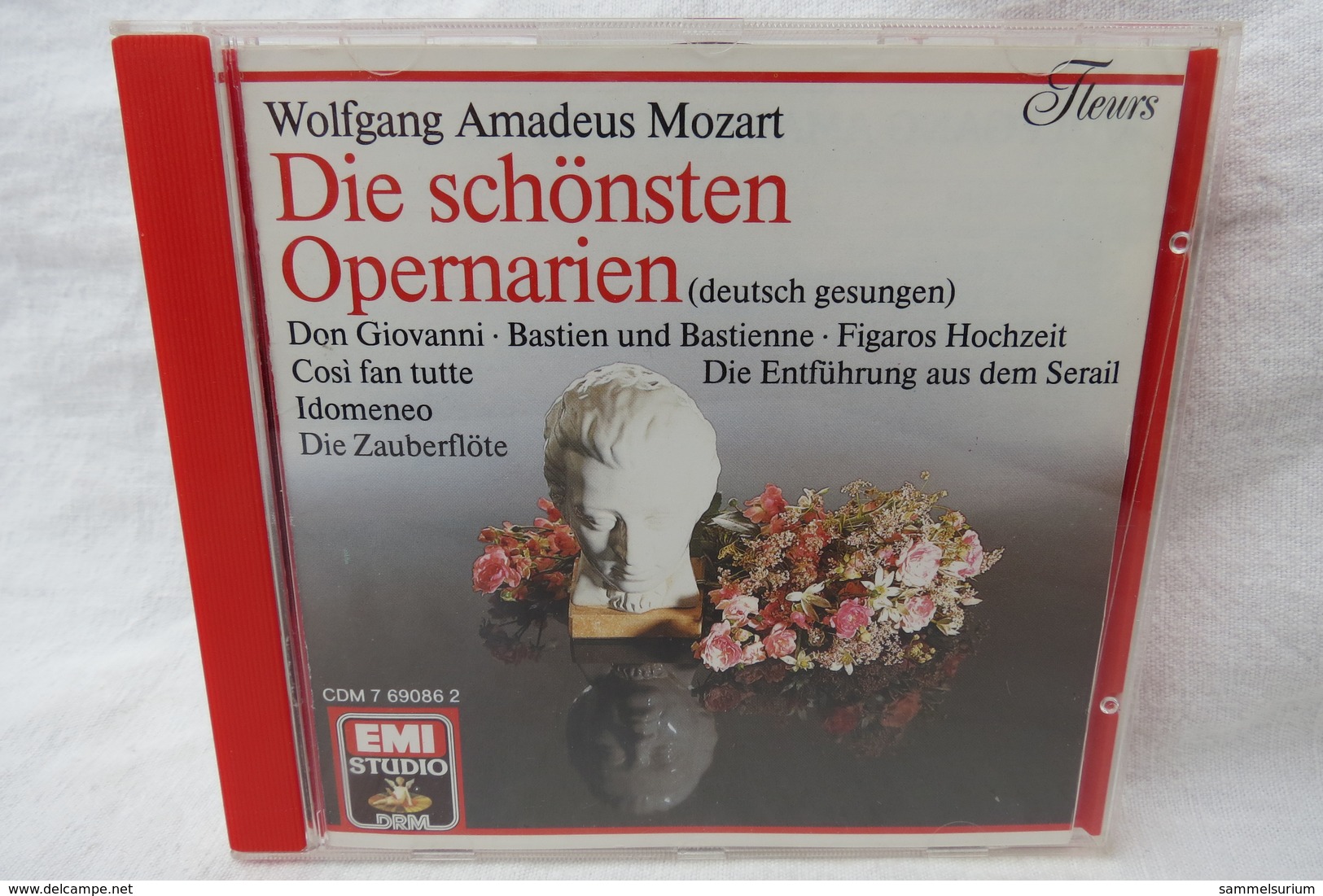 CD "Wolfgang Amadeus Mozart" Die Schönsten Opernarien In Deutsch Gesungen - Opera