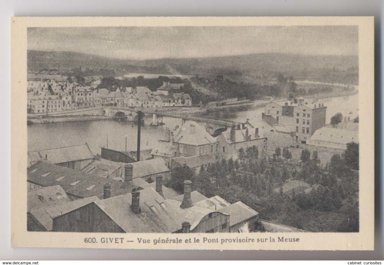 GIVET - Pont Provisoire Sur La Meuse - Givet