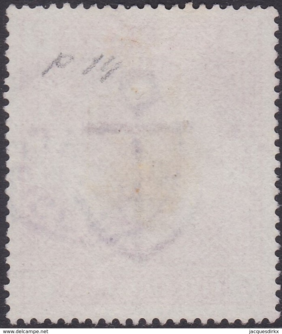 England  .   SG   181   ( 2 Scans ) .  Wmk  Anchor .     O   .    Cancelled .   /    .   Gebruikt - Used Stamps