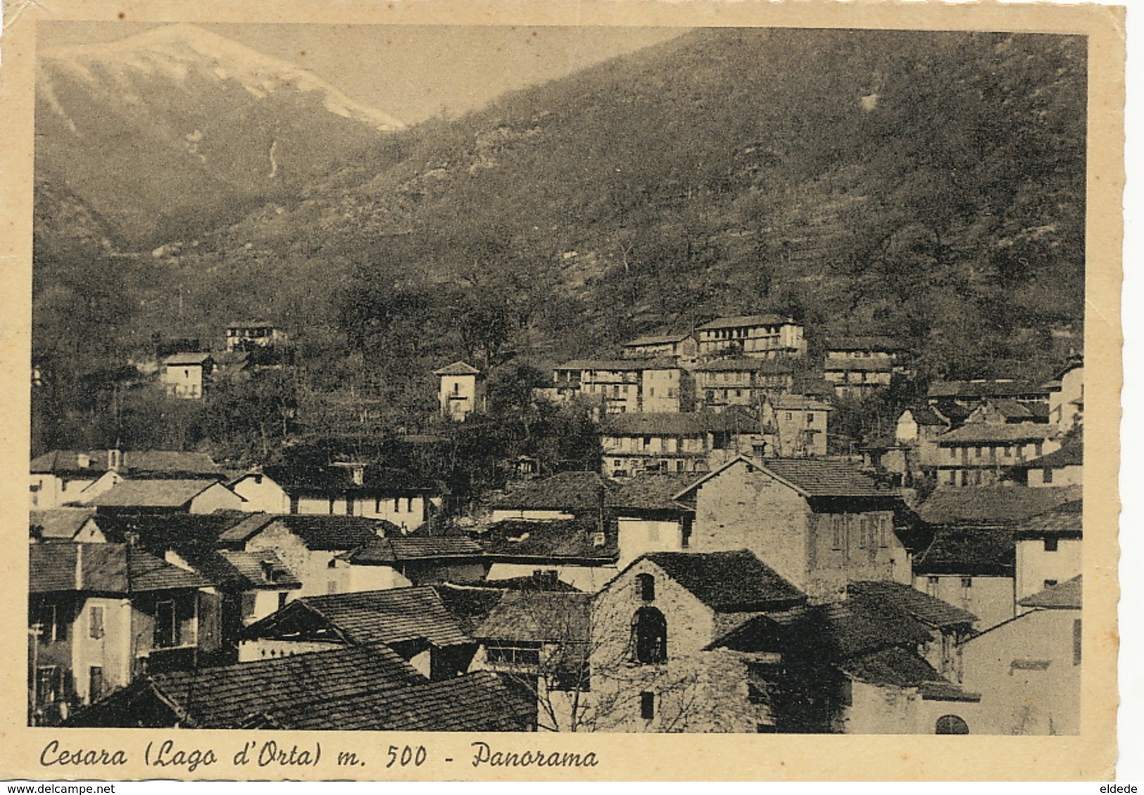 Cesara Lago D' Orta Panorama  Edit Carlo Bonfantini Size 10/15 Cms  1964 - Sonstige & Ohne Zuordnung