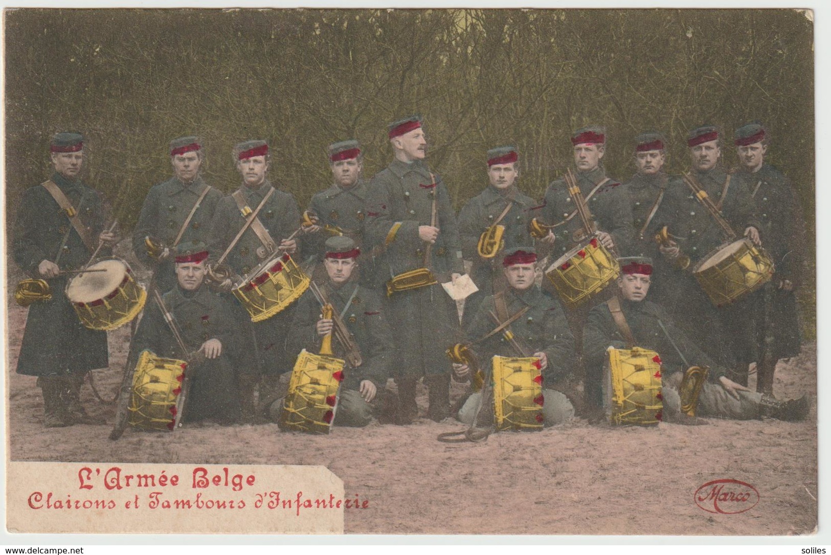 ARMÉE BELGE - Clairons Et Tambours D'Infanterie - Regimenten