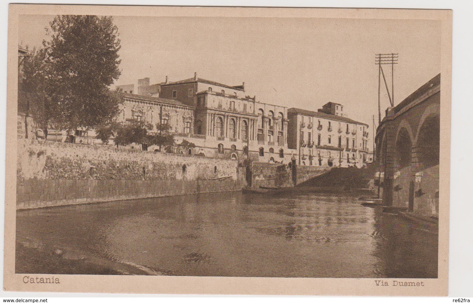 CATANIA, Via Dusmet   - F.p. - Anni '1920 - Catania