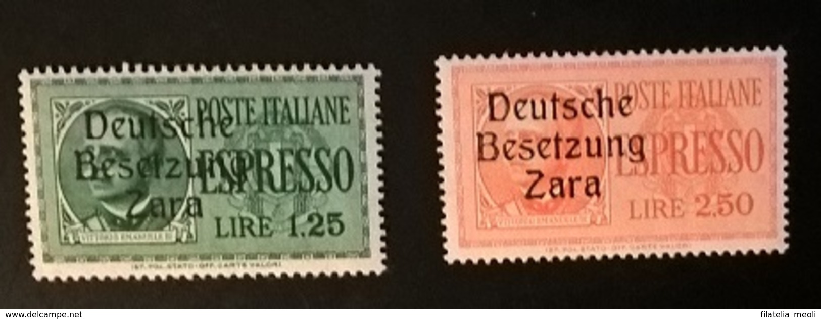 ZARA 1943 ESPRESSI - Deutsche Bes.: Zara