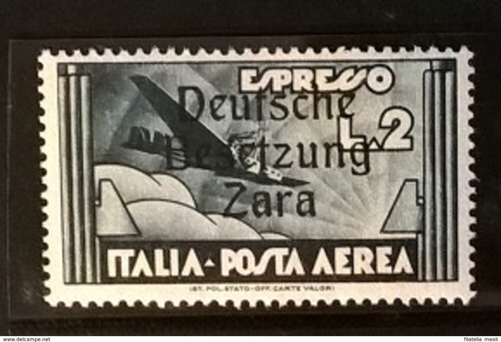 ZARA 1943 POSTA AEREA - Duitse Bez.: Zara