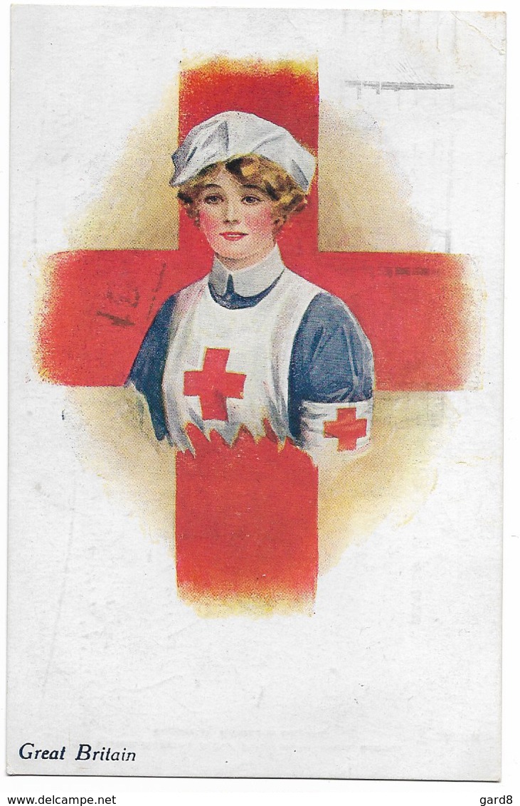 L'infirmière Anglaise  - Croix Rouge   - WWI - Cruz Roja