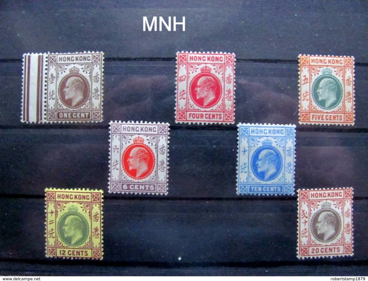 Hongkong 1903-1904 Selection Of 7 MNH Stamps - Autres & Non Classés