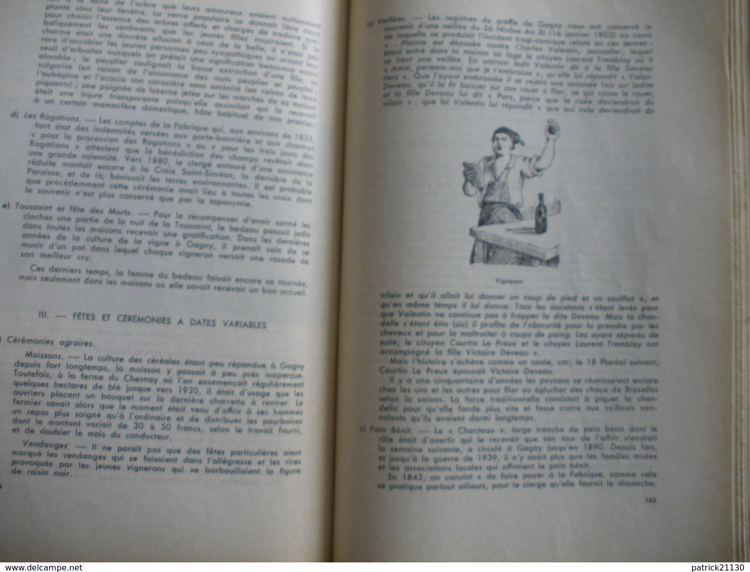 LIVRE SUR VILLE DE GAGNY DE GEORGES GUYONNET 1961 BANLIEUE PARISIENNE - Autres & Non Classés