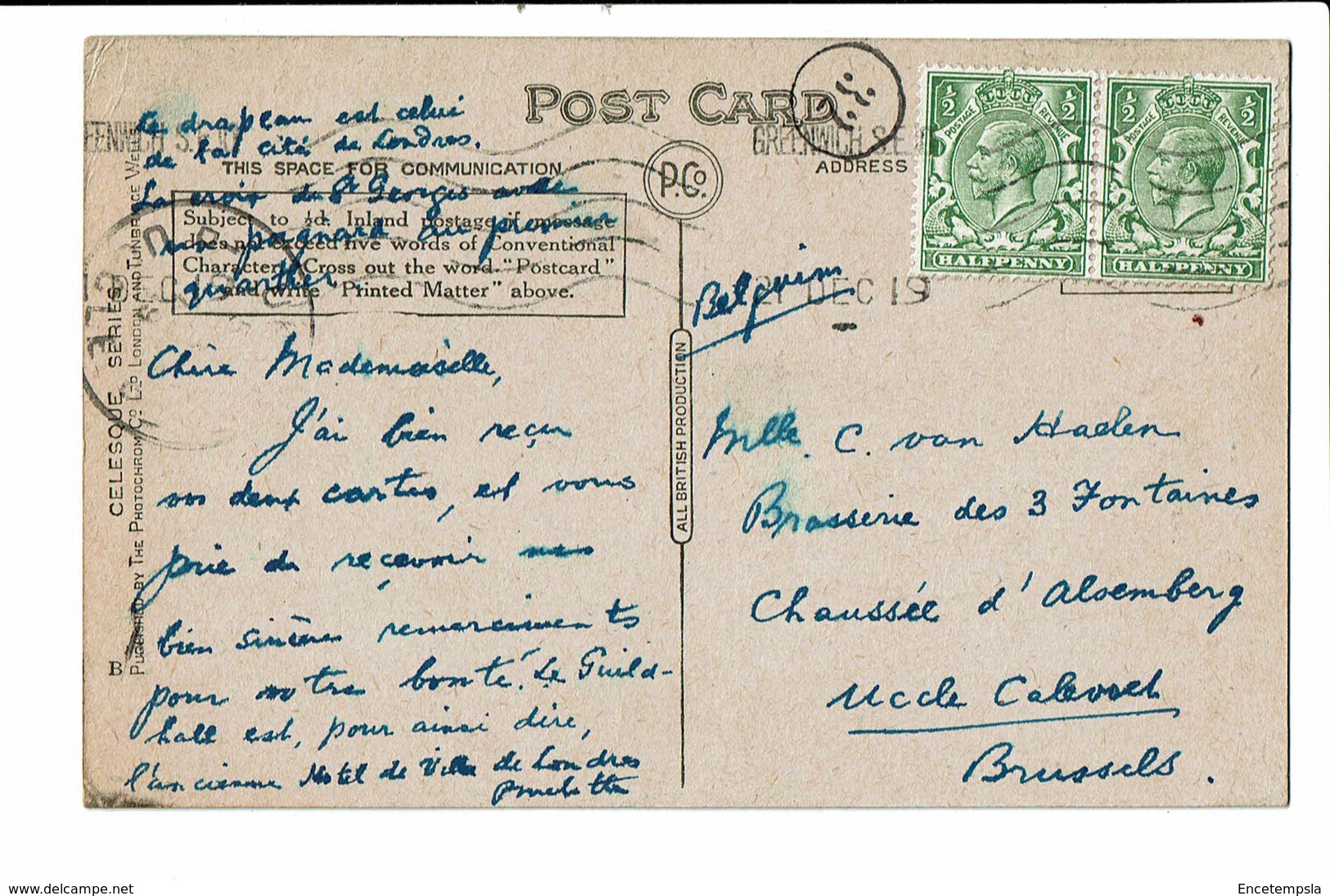 CPA - Carte Postale -Royaume Uni - London - The Guildhall-1919 VM1483 - Other & Unclassified