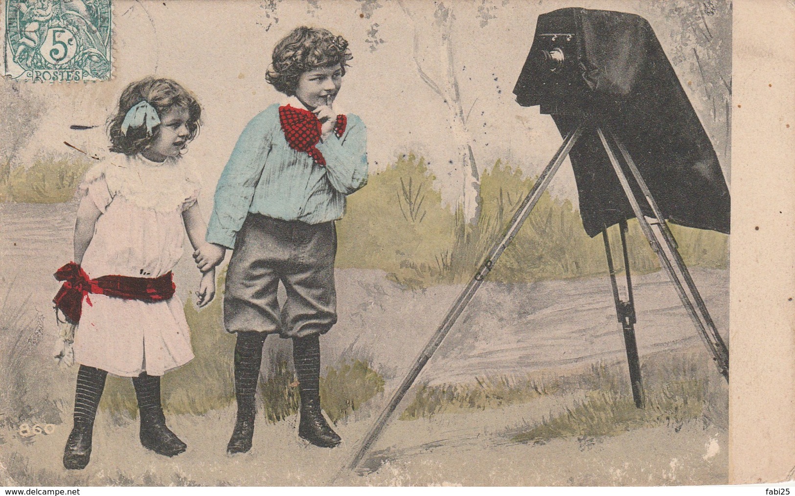 ENFANT PETITE FILLE GARCON APPRENTI PHOTOGRAPHE - Cartes Humoristiques