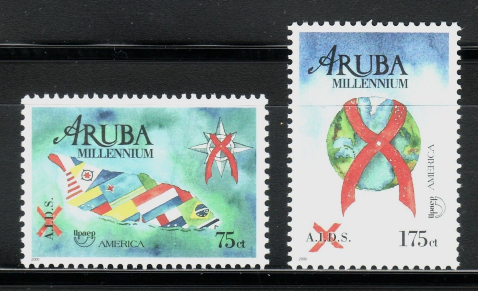 ARUBA, 2000, UPAEP 2v   MNH - Curaçao, Nederlandse Antillen, Aruba