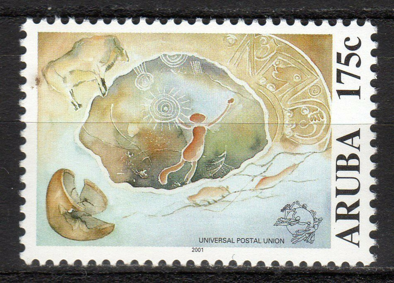 ARUBA, 2001, UPU 1v   MNH - U.P.U.