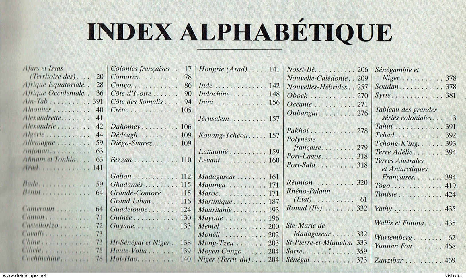 Catalogue Y. & T. - Edition 2002 - Tome 2 - 1 Ière Partie: Colonies FRANCAISES Et Territoires D'Outre-Mer. - Autres & Non Classés