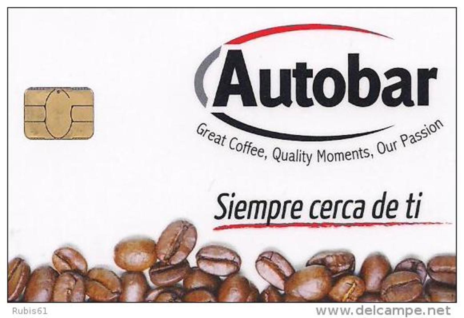 TARJETA AUTOBAR CAFE - Non Classés