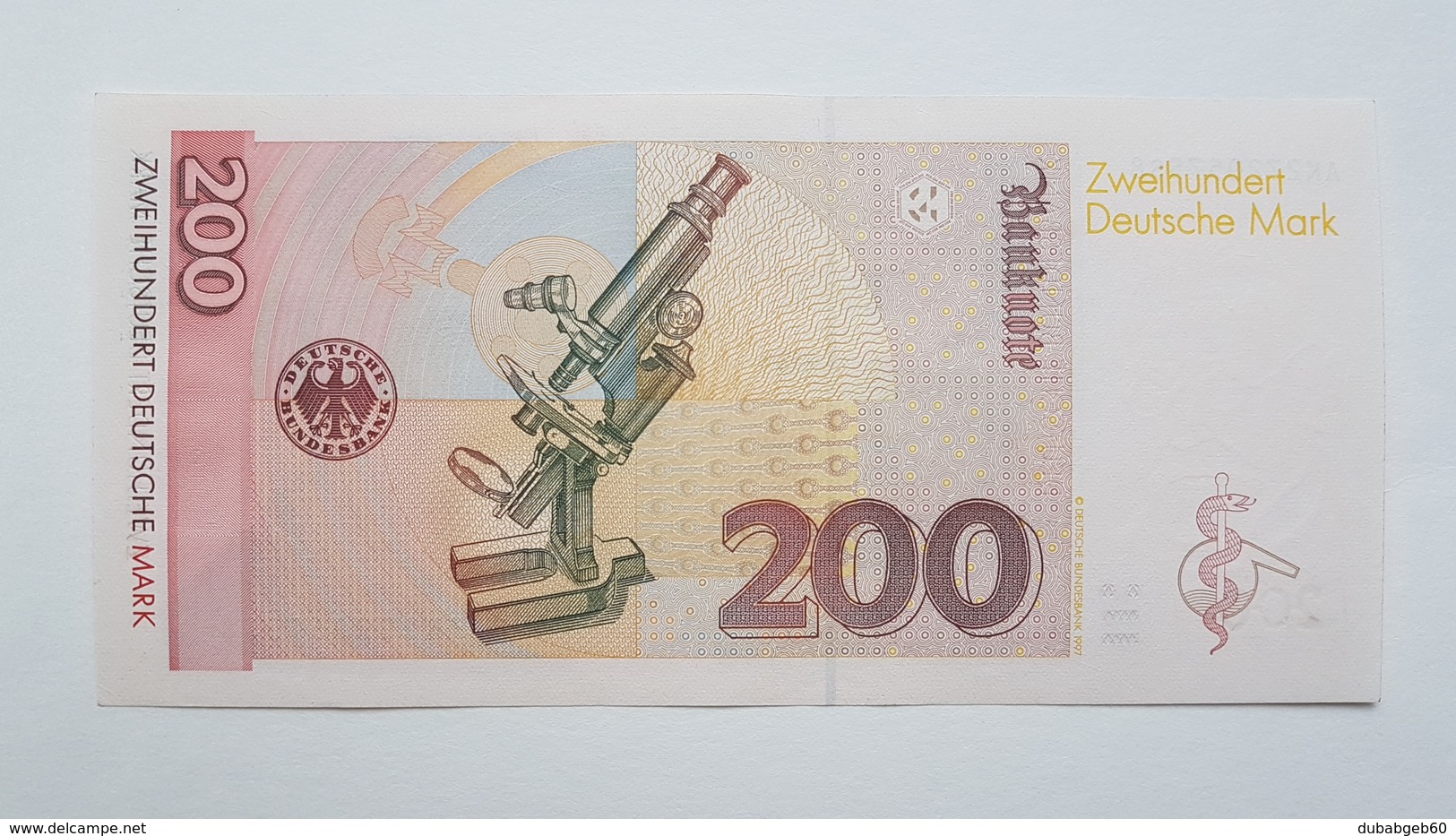 200 DM 1996 Ro 311a, Kassenfrisch,   UNC - 200 Deutsche Mark