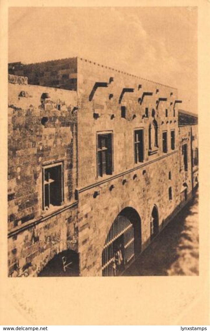 Greece Rodi Albergo Della Lingua D'Italia Postcard - Grecia