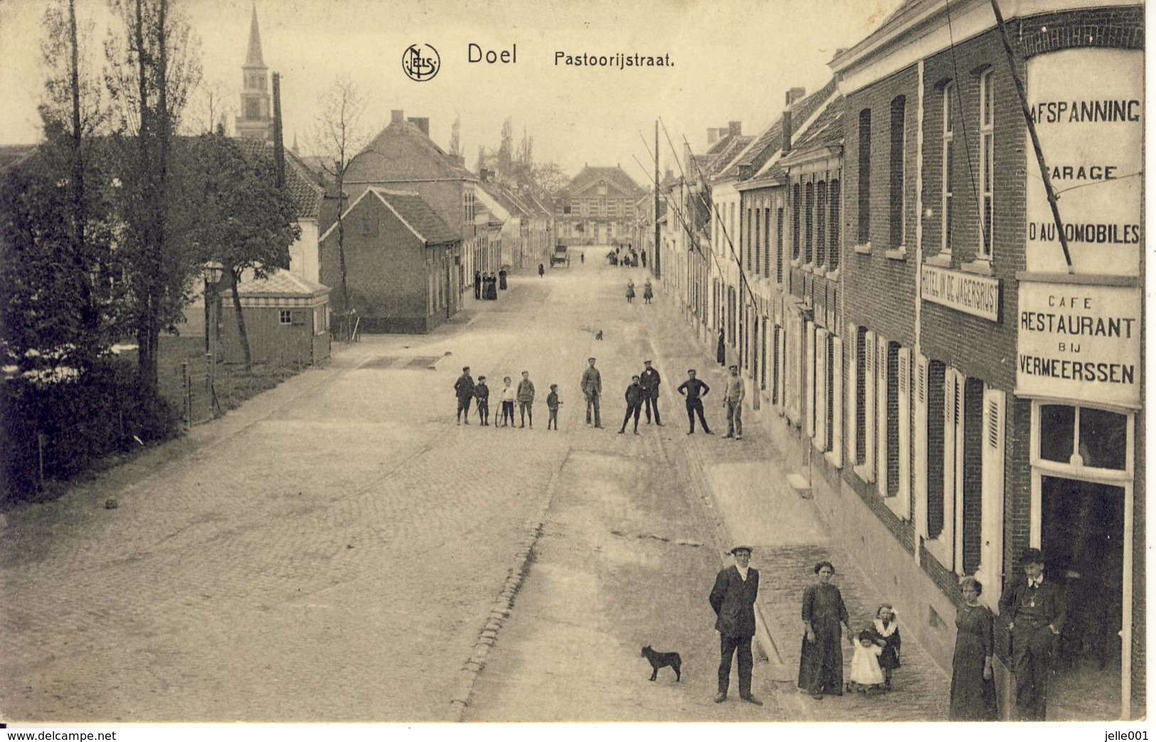 Doel Beveren-Waas Pastoorijstraat 1916 - Beveren-Waas