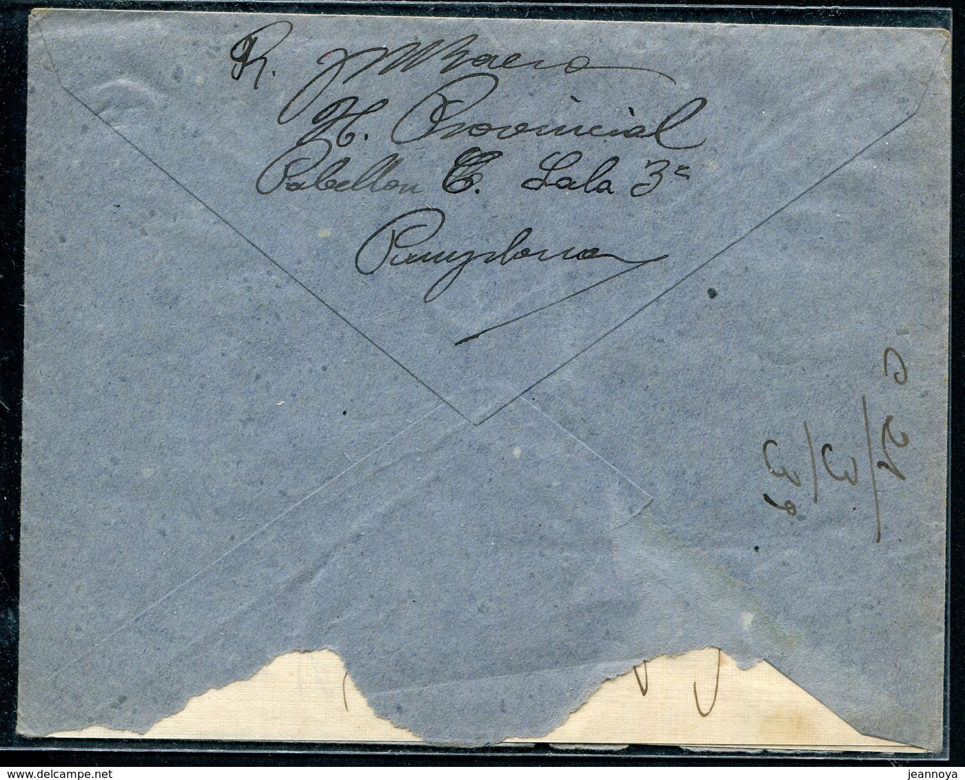 ESPAGNE - LETTRE EN FRANCHISE DE PAMPLUNA LE 14/3/1939 AVEC CORESPONDANCE POUR L'ESTAFETA N° 68 - TB - Military Service Stamp
